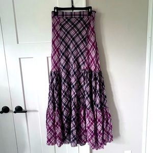 NWOT boho maxi skirt.